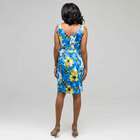 Floral V-Neck Dress Tiered, , small
