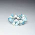 Green and Blue Stretch Bracelet, , small