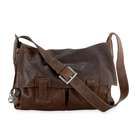 Men's Leather Luggage Fisherman Bag, , small
