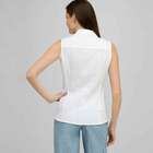 Sleeveless Button Down Blouse., , small
